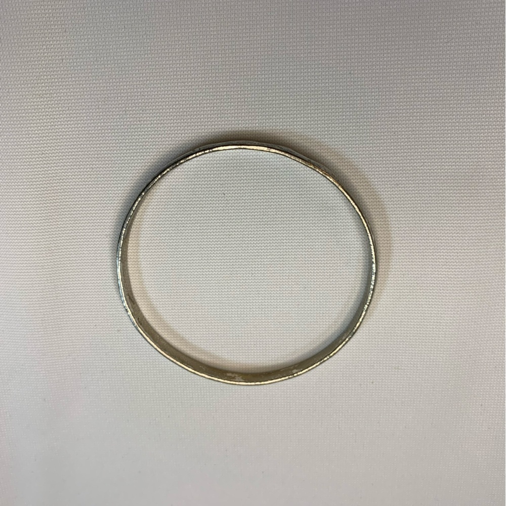 #036 Vintage Mexican 925 Sterling Silver bangle - Picture 2 of 7